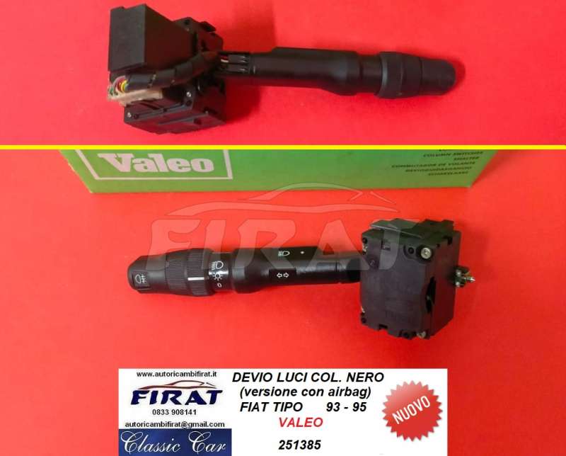 DEVIO LUCI FIAT TIPO 93 - 95 C/AIR NERO (251385)